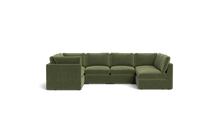 Load image into Gallery viewer, Ciello - Sectional - Cypress Green - High Angled
