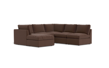 Load image into Gallery viewer, Ciello - Sectional - Chocolate - High Angled
