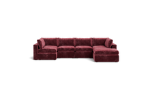 Load image into Gallery viewer, Ciello - Sectional - Bordeaux - Regular Backrest
