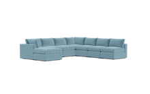 Load image into Gallery viewer, Ciello - Sectional - Aqua - Regular Backrest
