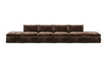 Load image into Gallery viewer, Ciello XL - Sofa - Espresso - Regular Backrest
