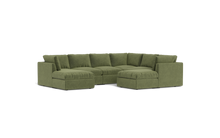 Load image into Gallery viewer, Ciello - Sectional - Cypress Green - High Angled
