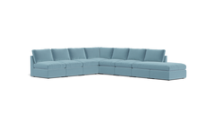 Load image into Gallery viewer, Ciello - Sectional - Aqua - High Angled

