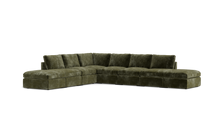 Load image into Gallery viewer, Ciello - Sectional - Sage - High Angled
