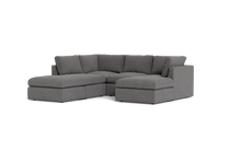 Load image into Gallery viewer, Ciello - Sectional - Storm Grey - High Angled
