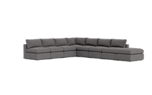 Load image into Gallery viewer, Ciello XL - Sectional - Storm Grey - Regular Backrest
