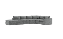 Load image into Gallery viewer, Ciello XL - Sectional - Basalt - Regular Backrest
