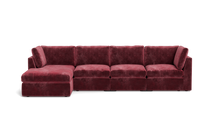 Load image into Gallery viewer, Ciello - Sofa - Bordeaux - High Angled
