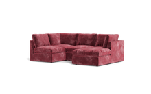 Load image into Gallery viewer, Ciello - Sectional - Bordeaux - High Angled
