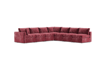 Load image into Gallery viewer, Ciello - Sectional - Bordeaux - Regular Backrest
