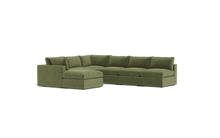 Load image into Gallery viewer, Ciello XL - Sectional - Cypress Green - Regular Backrest
