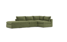 Load image into Gallery viewer, Ciello XL - Sectional - Cypress Green - Regular Backrest
