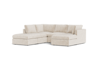 Load image into Gallery viewer, Ciello - Sectional - Sesame - High Angled
