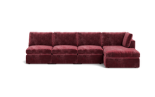 Load image into Gallery viewer, Ciello XL - Sofa - Bordeaux - High Angled
