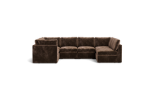 Load image into Gallery viewer, Ciello - Sectional - Espresso - High Angled
