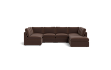Load image into Gallery viewer, Ciello - Sectional - Chocolate - High Angled
