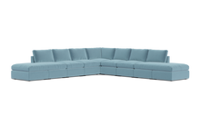 Load image into Gallery viewer, Ciello - Sectional - Aqua - High Angled
