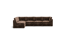 Load image into Gallery viewer, Ciello XL - Sectional - Espresso - High Angled
