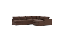 Load image into Gallery viewer, Ciello XL - Sectional - Chocolate - Regular Backrest
