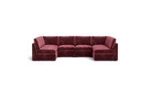 Load image into Gallery viewer, Ciello XL - Sectional - Bordeaux - High Angled
