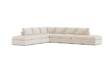 Load image into Gallery viewer, Ciello - Sectional - Sesame - High Angled
