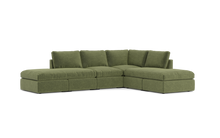Load image into Gallery viewer, Ciello - Sectional - Cypress Green - High Angled
