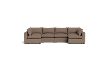 Load image into Gallery viewer, Ciello XL - Sectional - Mocha - Regular Backrest

